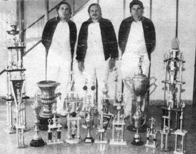 Los jugadores del Bochin Club Paz