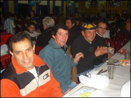 Una vista de los comensales