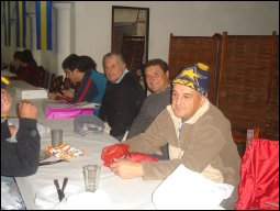 Una vista de los comensales