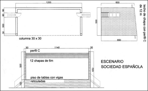 Escenario del Parque Espa&ntilde;ol