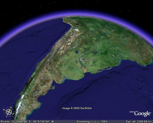 Imagen Satelital de M&aacute;ximo Paz
